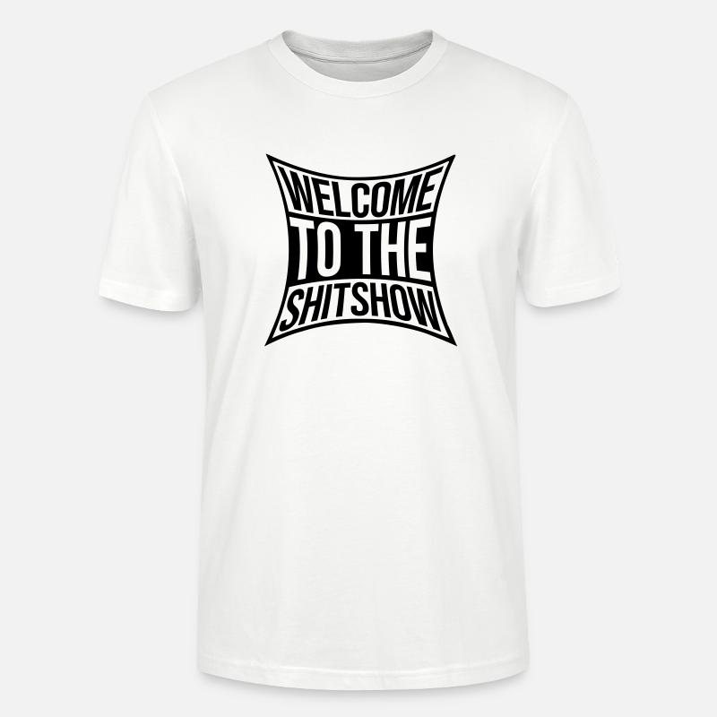 Sarkasmus Spruch Shitshow - Stanley/Stella Unisex Bio-T-Shirt CRAFTER - Weiß