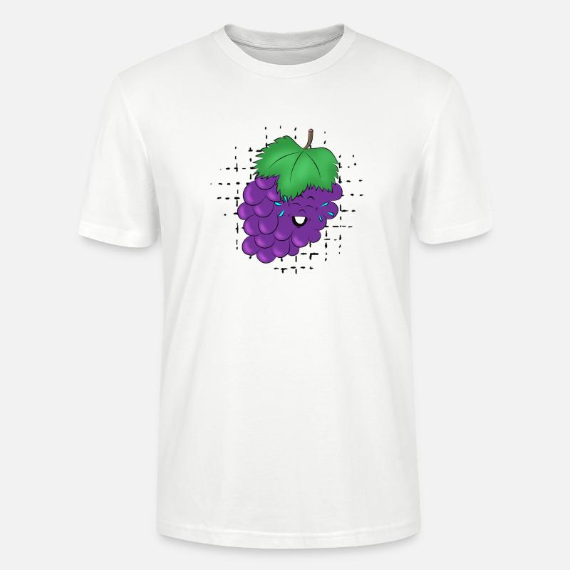 S’amuser avec Grape - T-shirt bio CRAFTER Stanley Stella Unisexe - blanc