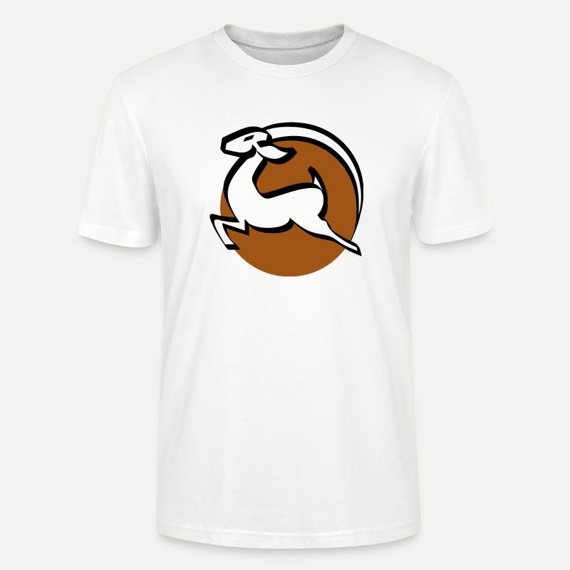 Afrika Antilope - Stanley/Stella Unisex Bio-T-Shirt CRAFTER - Weiß