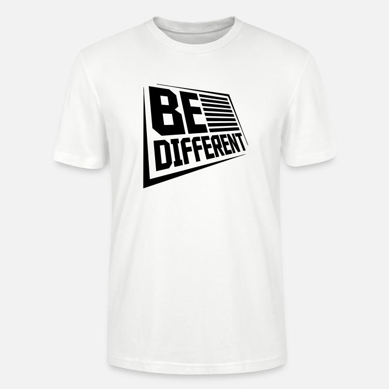 Be different Logo Design - Stanley/Stella Unisex Bio-T-Shirt CRAFTER - Weiß