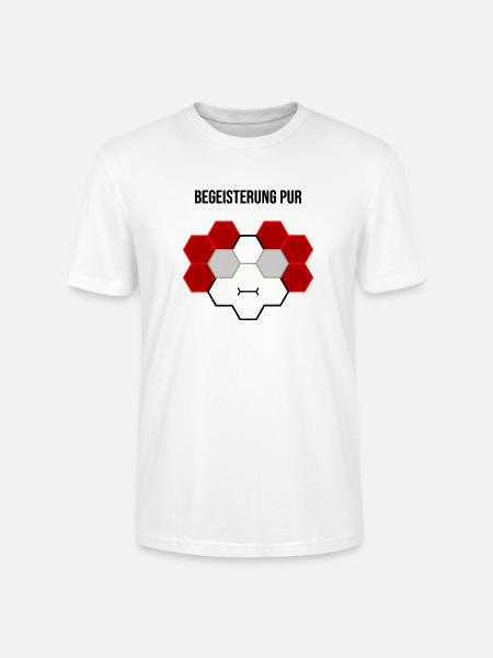 Begeisterung pur - Stanley/Stella Unisex Bio-T-Shirt CRAFTER - Weiß