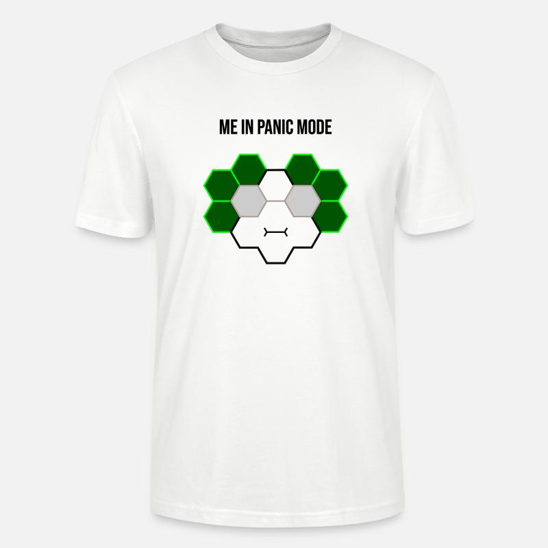 Me in panic mode - Stanley/Stella Unisex Bio-T-Shirt CRAFTER - Weiß