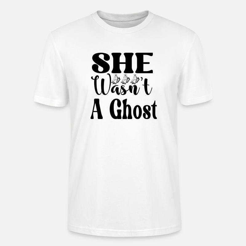 She wasn´t a Ghost - Stanley/Stella Unisex Bio-T-Shirt CRAFTER - Weiß