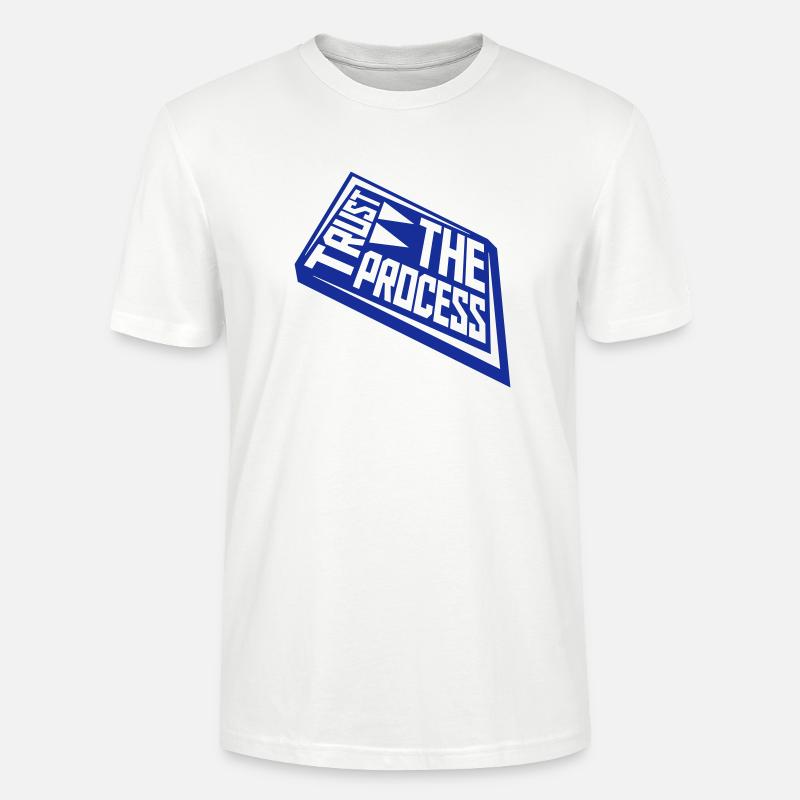 faire confiance au processus Devis - T-shirt bio CRAFTER Stanley Stella Unisexe - blanc