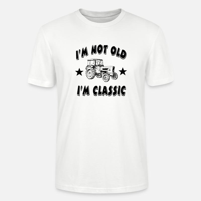 Traktor - Stanley/Stella Unisex Bio-T-Shirt CRAFTER - Weiß