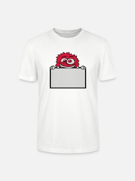 Sign show insane monster - Stanley/Stella CRAFTER Unisex Organic T-Shirt - white