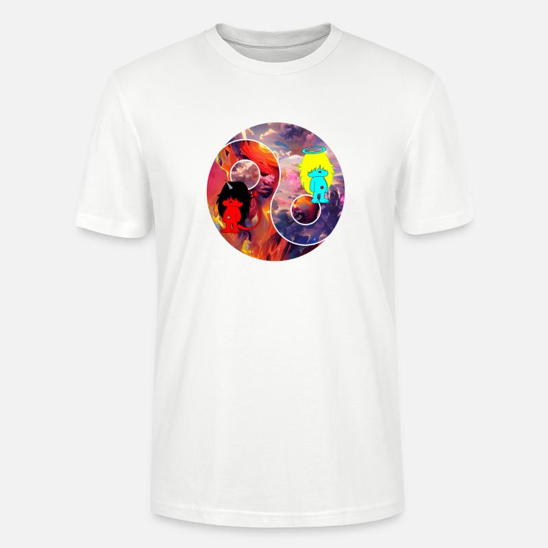 Équilibre impossible - T-shirt bio CRAFTER Stanley Stella Unisexe - blanc