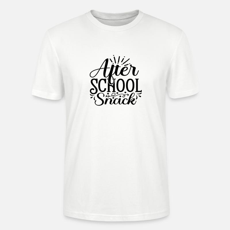 After School Snack - Stanley/Stella Unisex Bio-T-Shirt CRAFTER - Weiß