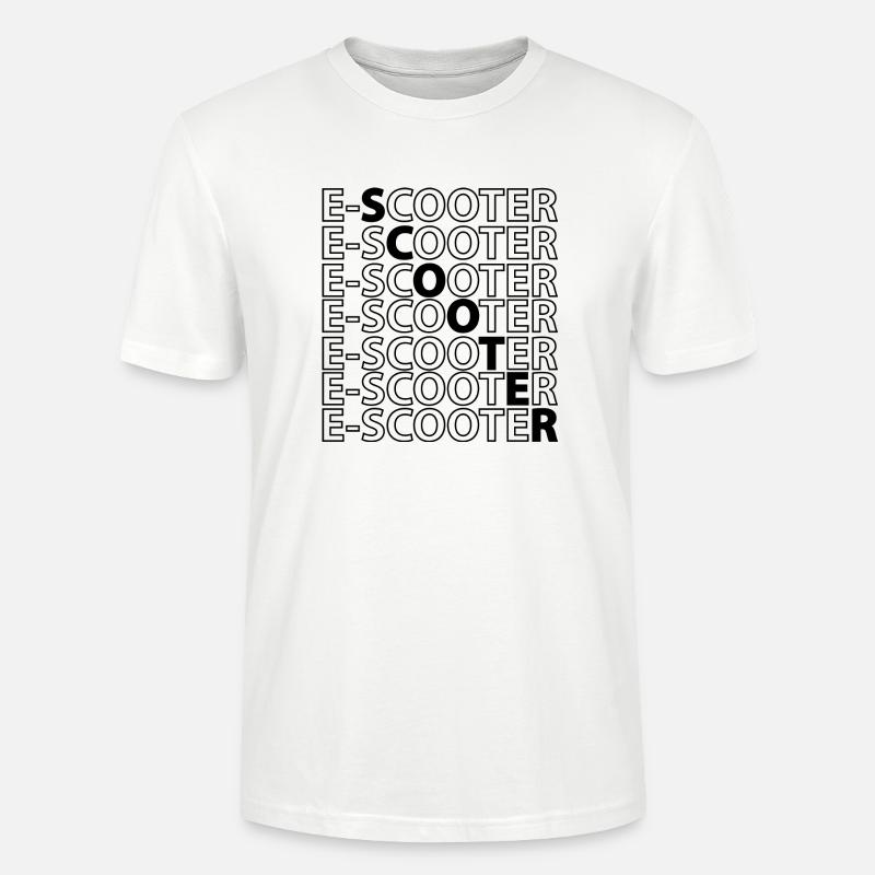 E-Scooter E-Roller Scooter - Stanley/Stella Unisex Bio-T-Shirt CRAFTER - Weiß