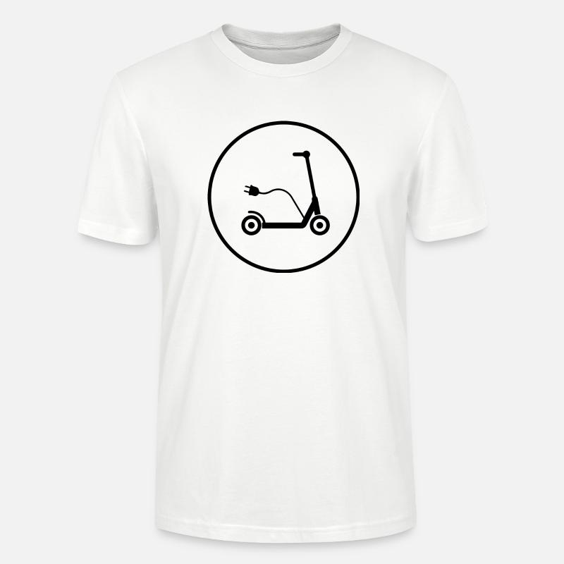E-Scooter E-Roller Scooter - T-shirt bio CRAFTER Stanley Stella Unisexe - blanc