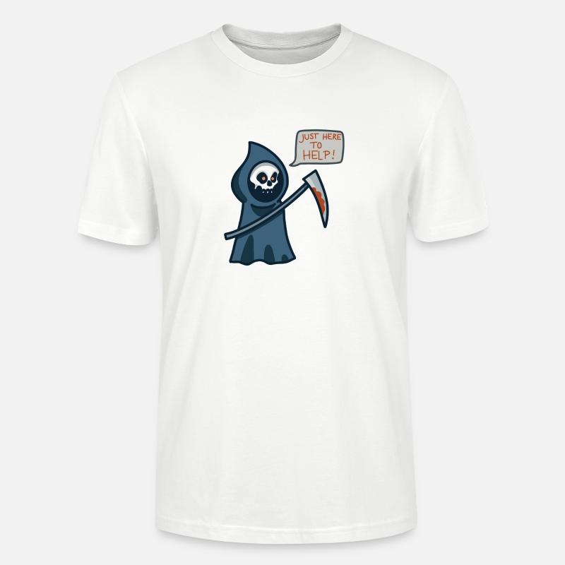 JUSTE LÀ POUR VOUS AIDER - T-shirt bio CRAFTER Stanley Stella Unisexe - blanc