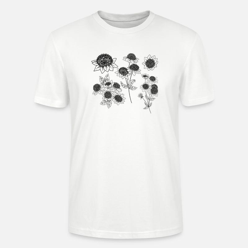 Astrantia maxima Blütengruppe - Stanley/Stella Unisex Bio-T-Shirt CRAFTER - Weiß