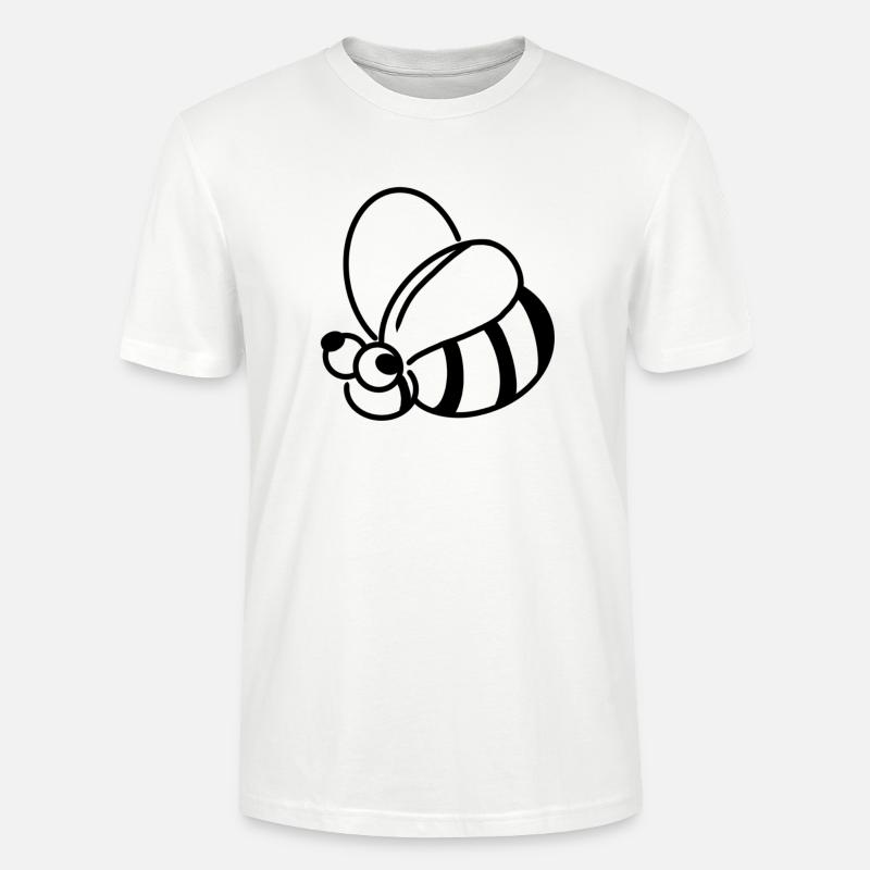 Biene - Stanley/Stella Unisex Bio-T-Shirt CRAFTER - Weiß