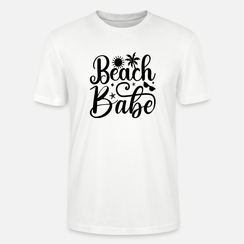 Beach Babe - Stanley/Stella Unisex Bio-T-Shirt CRAFTER - Weiß