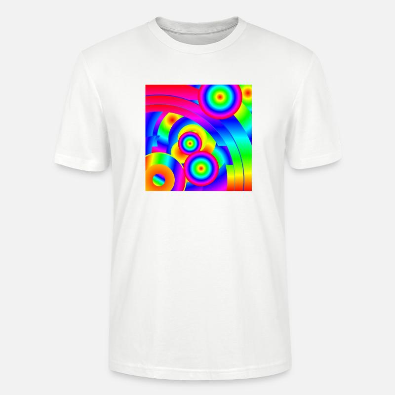 Abstrakter Komet - Stanley/Stella Unisex Bio-T-Shirt CRAFTER - Weiß