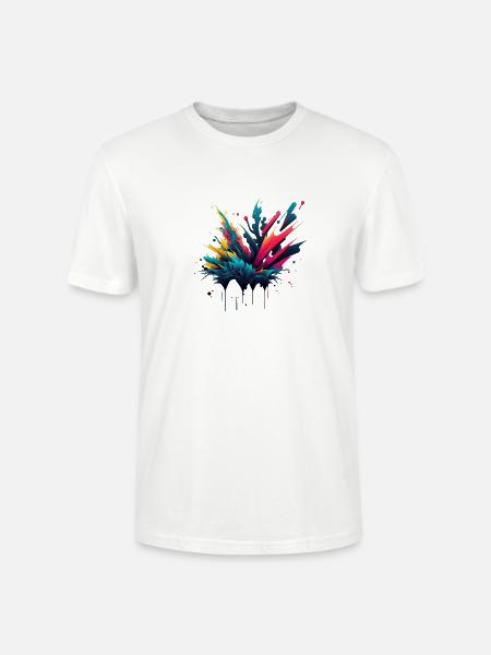 Farbenspiel der Seele - Stanley/Stella Unisex Bio-T-Shirt CRAFTER - Weiß