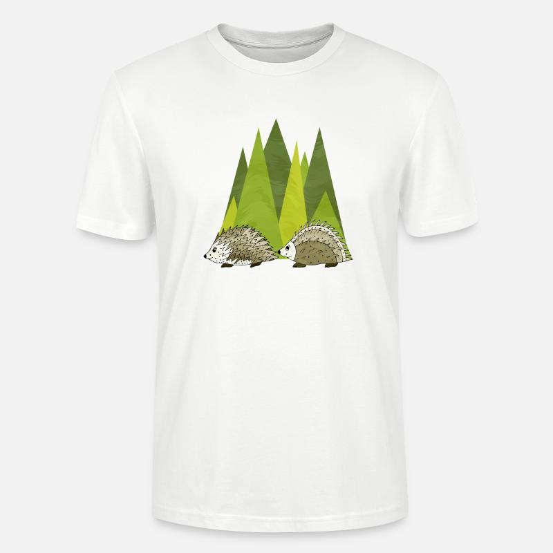 Igel - Stanley/Stella Unisex Bio-T-Shirt CRAFTER - Weiß