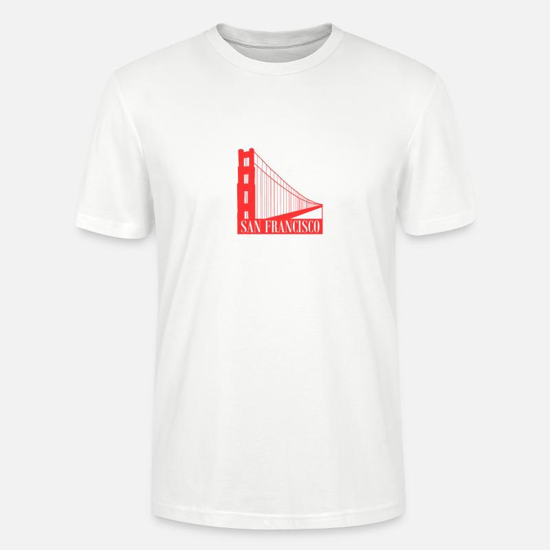 San Francisco - T-shirt bio CRAFTER Stanley Stella Unisexe - blanc