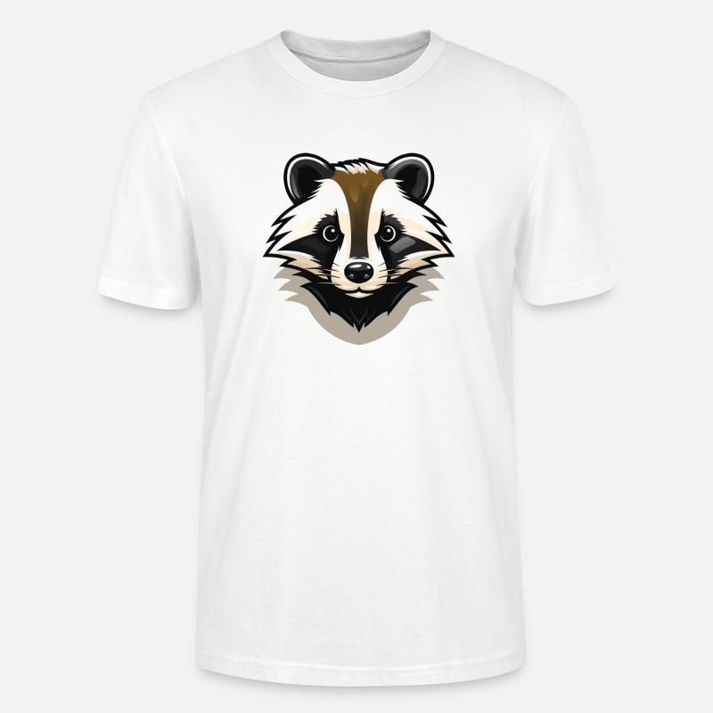 Frechdachs - ein frecher Dachs - Stanley/Stella Unisex Bio-T-Shirt CRAFTER - Weiß