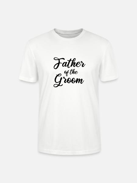 father of the groom - Stanley/Stella Unisex Bio-T-Shirt CRAFTER - Weiß
