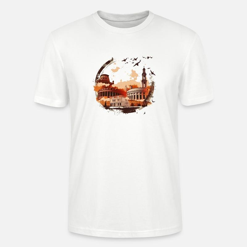 Rom hat eine lange Geschichte - Stanley/Stella Unisex Bio-T-Shirt CRAFTER - Weiß
