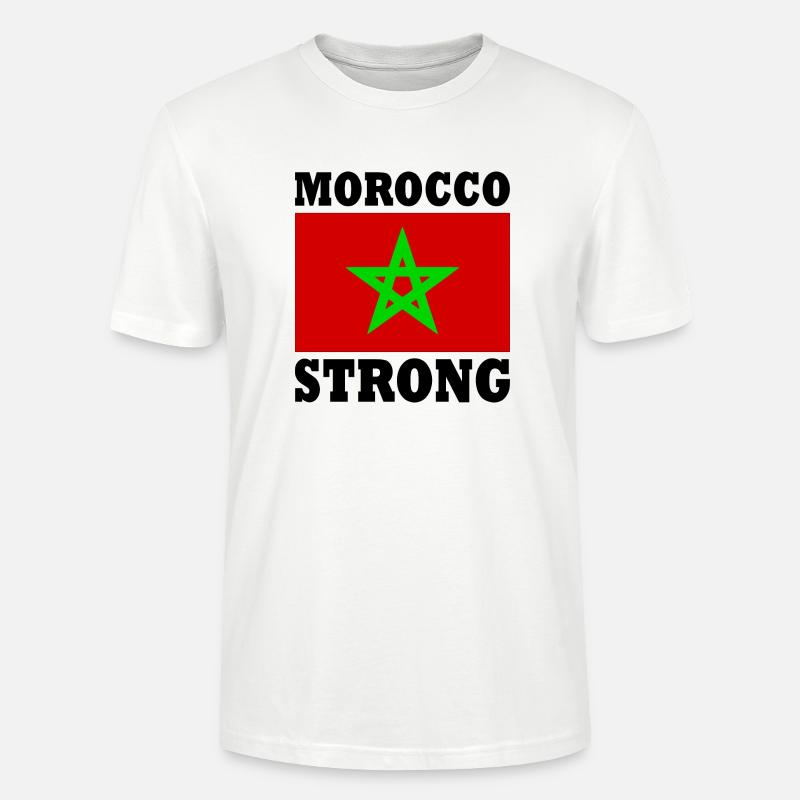Morocco strong marokko - Stanley/Stella Unisex Bio-T-Shirt CRAFTER - Weiß