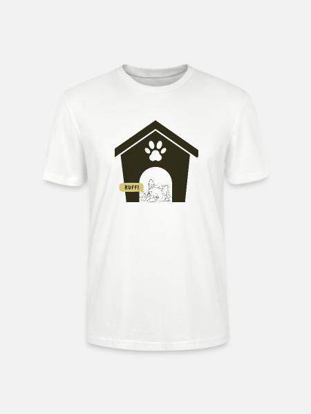 Ruff Day Hundedesign - Stanley/Stella Unisex Bio-T-Shirt CRAFTER - Weiß