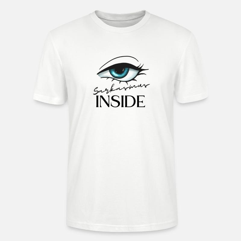 Sarkasmus inside - Stanley/Stella Unisex Bio-T-Shirt CRAFTER - Weiß