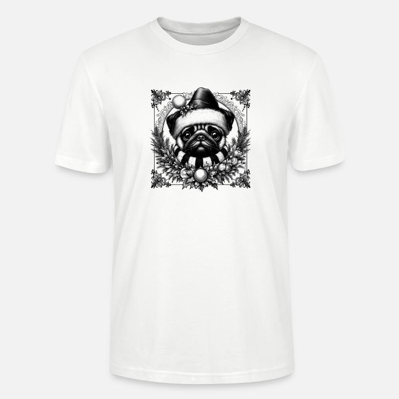 Gothic-Mops - Stanley/Stella Unisex Bio-T-Shirt CRAFTER - Weiß