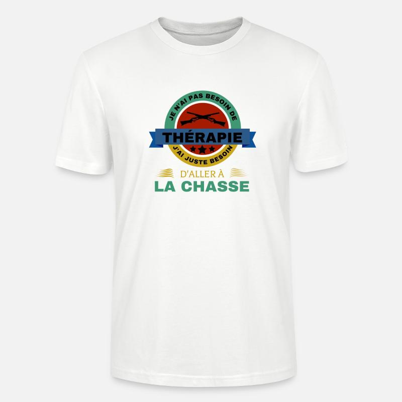CHASSETherapie - T-shirt bio CRAFTER Stanley Stella Unisexe - blanc