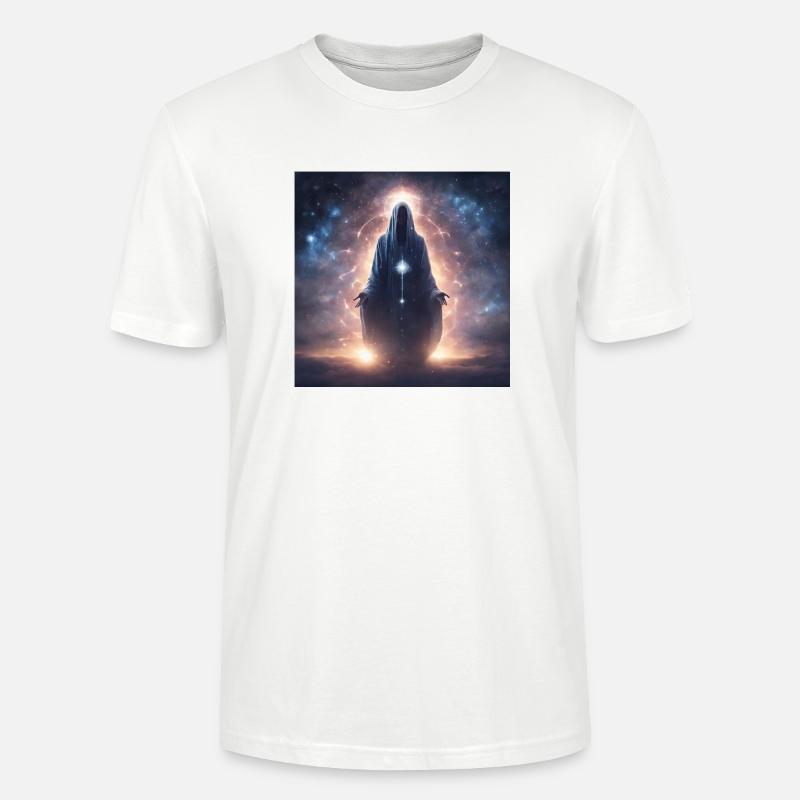 Astrologie de l’espace Spiritualité - T-shirt bio CRAFTER Stanley Stella Unisexe - blanc