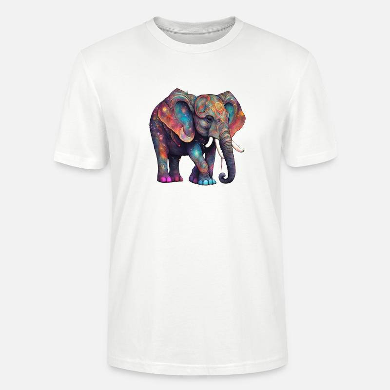 magic elephant - Stanley/Stella Unisex Bio-T-Shirt CRAFTER - Weiß