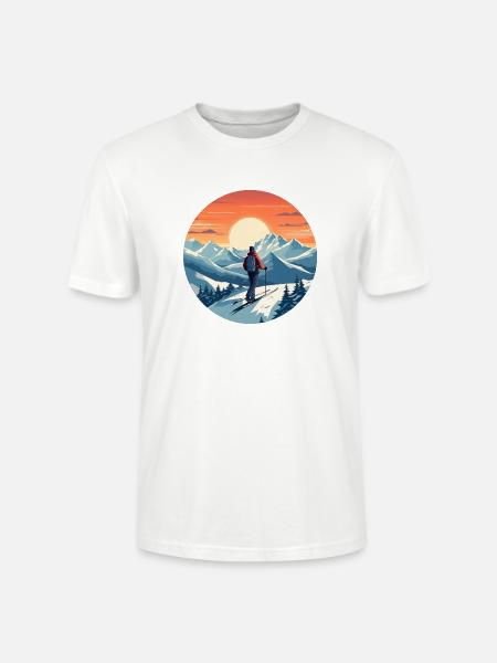 Winterwunderland - Stanley/Stella Unisex Bio-T-Shirt CRAFTER - Weiß