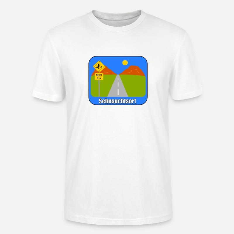 Sehnsuchtsort - Stanley/Stella Unisex Bio-T-Shirt CRAFTER - Weiß
