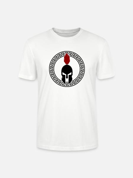 sparta helm wappen - Stanley/Stella Unisex Bio-T-Shirt CRAFTER - Weiß