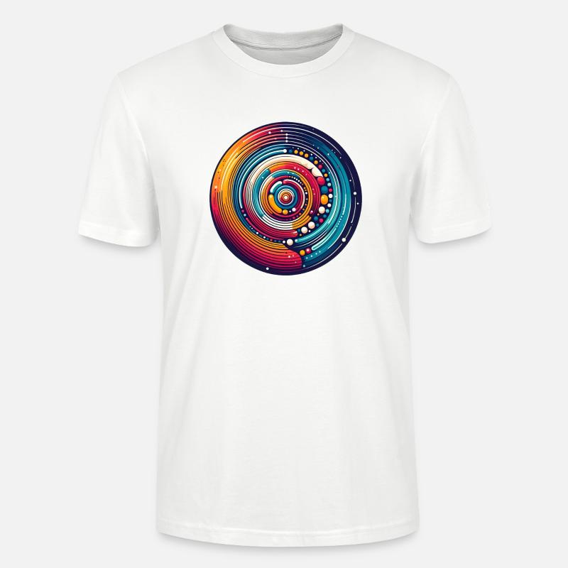 Psychedelic Planets - Stanley/Stella Unisex Bio-T-Shirt CRAFTER - Weiß