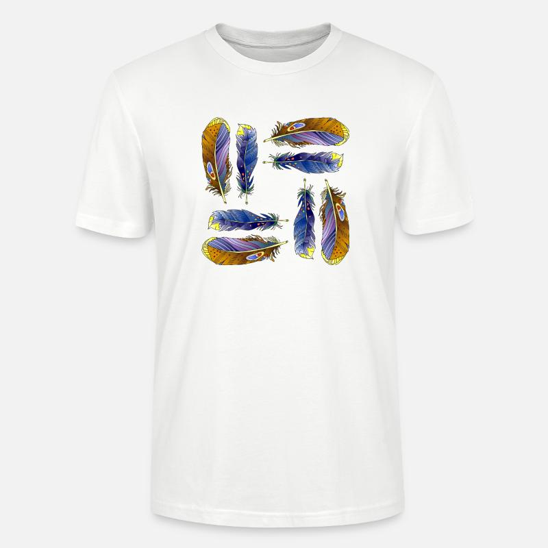 Feder - Stanley/Stella Unisex Bio-T-Shirt CRAFTER - Weiß
