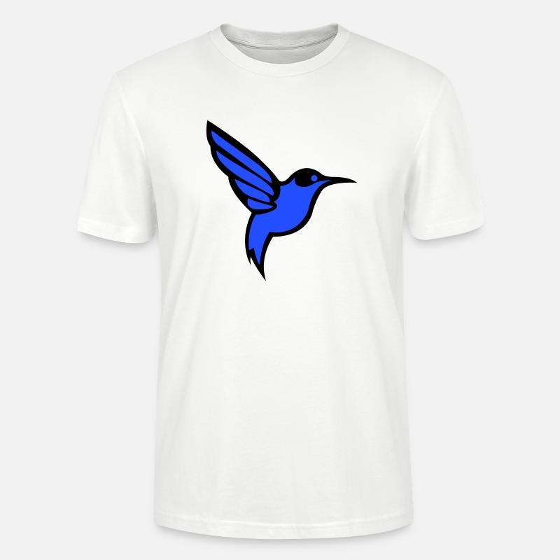 kolibri vogel - Stanley/Stella Unisex Bio-T-Shirt CRAFTER - Weiß