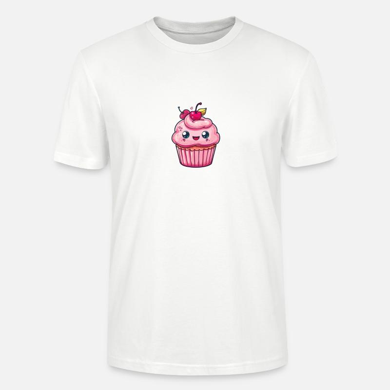Conception de cupcake mignon - T-shirt bio CRAFTER Stanley Stella Unisexe - blanc