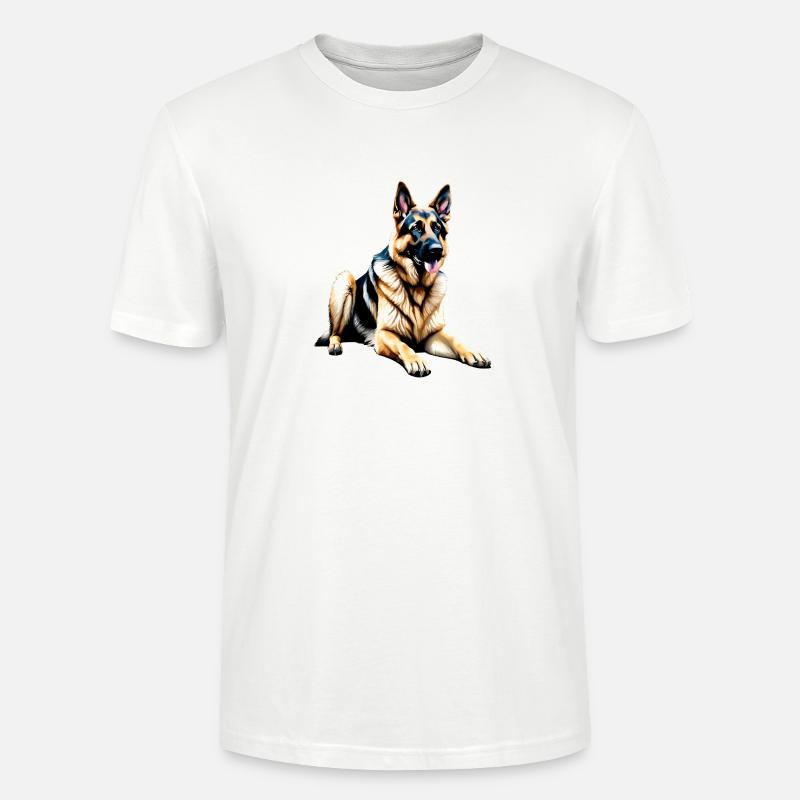 Deutscher Schäferhund - Stanley/Stella Unisex Bio-T-Shirt CRAFTER - Weiß