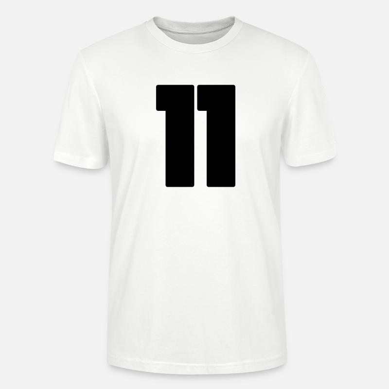 Nummer 11 Nummer Elf - Stanley/Stella Unisex Bio-T-Shirt CRAFTER - Weiß