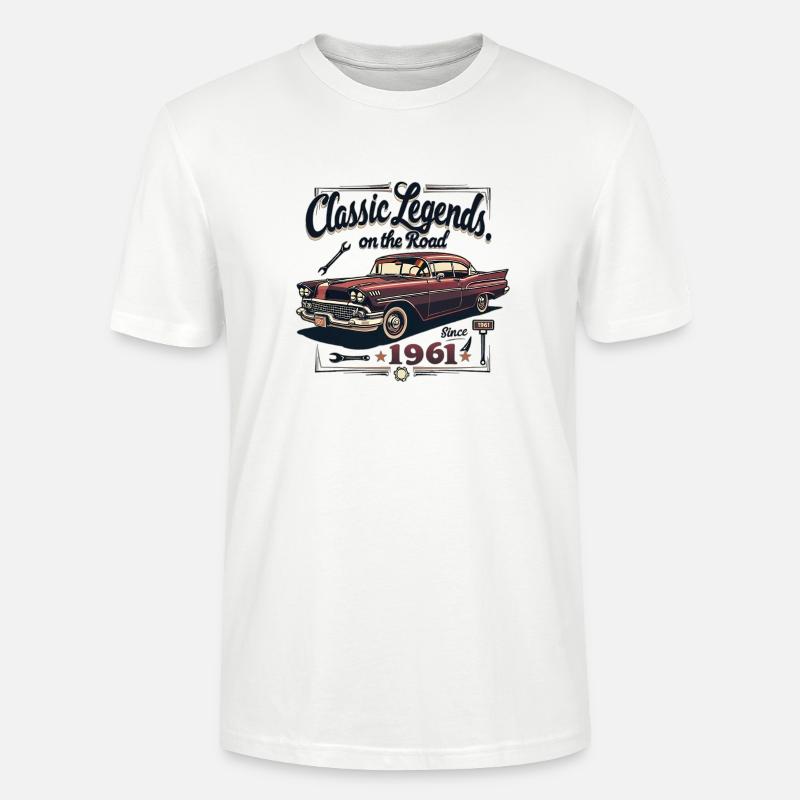 Oldtimer - Classic Legends - Stanley/Stella Unisex Bio-T-Shirt CRAFTER - Weiß