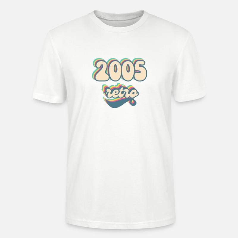 2005 Retro Geschenkidee - Stanley/Stella Unisex Bio-T-Shirt CRAFTER - Weiß