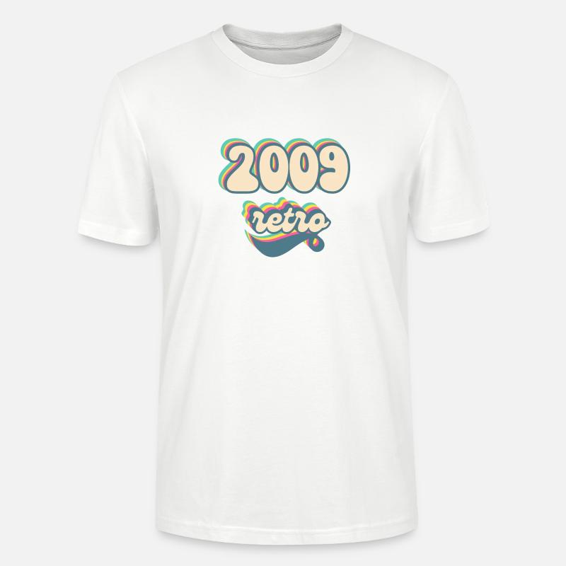 2009 Retro Geschenkidee - Stanley/Stella Unisex Bio-T-Shirt CRAFTER - Weiß