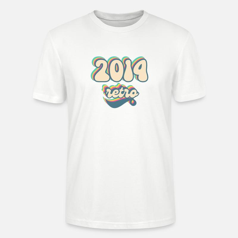2014 Retro Geschenkidee - Stanley/Stella Unisex Bio-T-Shirt CRAFTER - Weiß