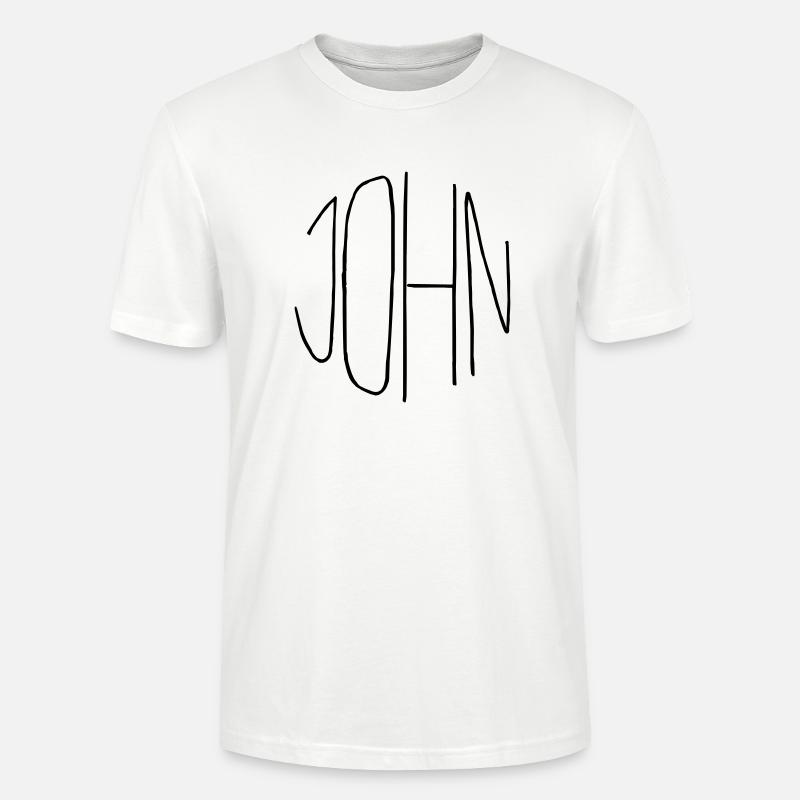 John - Stanley/Stella Unisex Bio-T-Shirt CRAFTER - Weiß