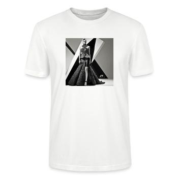 Timeless Glamour - Stanley/Stella Unisex Bio-T-Shirt CRAFTER - Weiß - Vorne - Alina (178cm) & Michal (187cm)