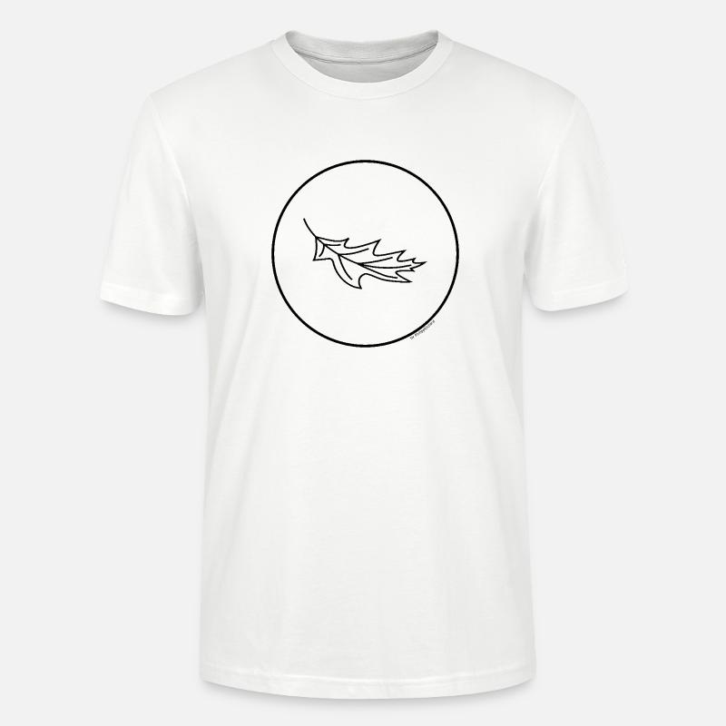 Herbst-Blatt - Stanley/Stella Unisex Bio-T-Shirt CRAFTER - Weiß