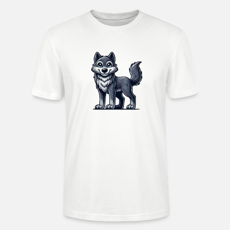 wolf - Stanley/Stella Unisex Bio-T-Shirt CRAFTER - Weiß