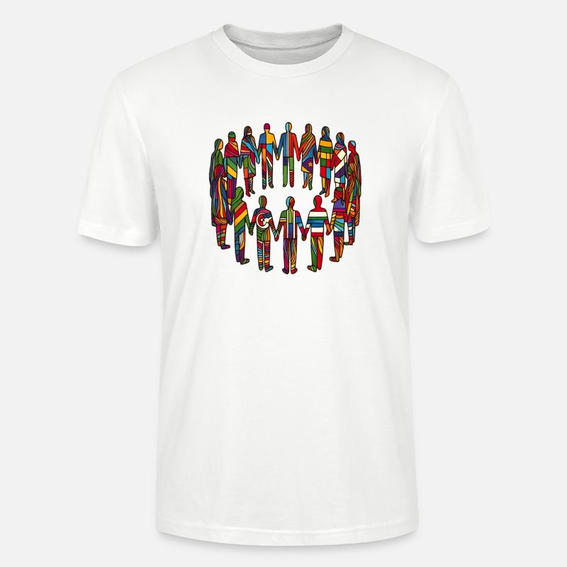 Unity in Diversity – Gemeinsam stark - Stanley/Stella Unisex Bio-T-Shirt CRAFTER - Weiß